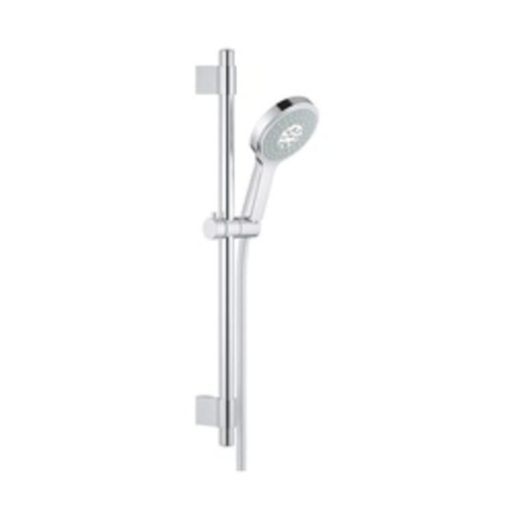 GROHE 27732000 Power&Soul® Cosmopolitan 130 Shower Set, 2.5 gpm, 69 in L Hose, G-1/2, Slide Bar: Yes, Chrome Plated, Import