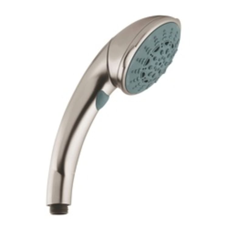 GROHE 28444EN0 Movario Hand Shower, (5) 4 in Dia Shower Head, 2.5 gpm, Slide Bar: No, Brushed Nickel, Import