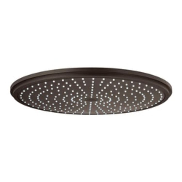 GROHE 28783ZB0 Shower Head, Rainshower® Cosmopolitan 400, 2.5 gpm Flow Rate, 1 Sprays, Wall Mount, 15-3/4 in Head, Import