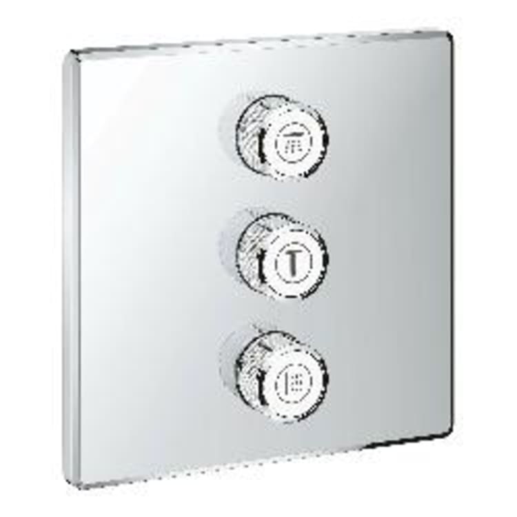 GROHE 29127000 Triple Volume Control Trim, 17.2 gpm Shower, StarLight® Polished Chrome