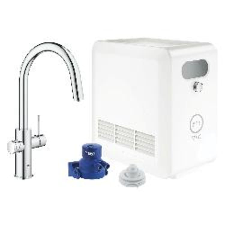 GROHE 31251002 Blue® Universal Chilled and Sparkling Starter Kit, 270 W Cooling, 115 V 60 Hz, Import