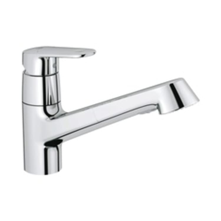 GROHE 32946002 Europlus Sink Mixer, 1.75 gpm, 1 Faucet Hole, Chrome Plated, 1 Handle, Import