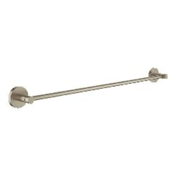 GROHE 40366EN1 Essentials Wall Mount Towel Rail, 24 in L Bar, 2-3/8 in OAD, Metal, Import