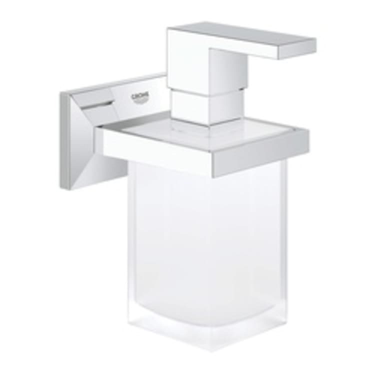 GROHE 40494000 Allure Brilliant Soap Dispenser With Holder, StarLight® Chrome, Import