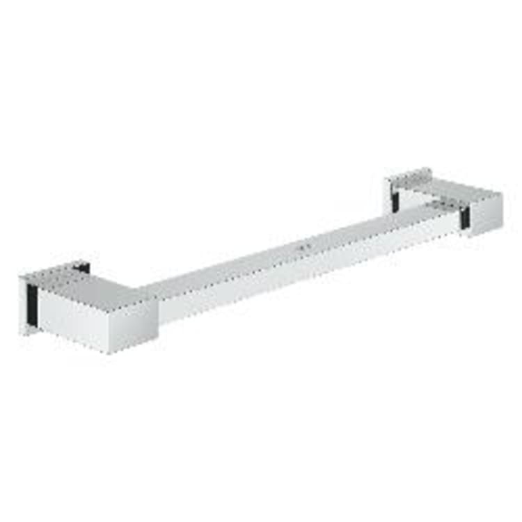 GROHE 40514001 Grip Bar, Essentials Cube, 12 in L, StarLight® Polished Chrome, Metal, Import