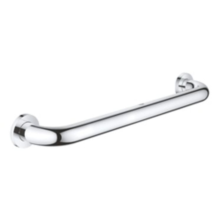 GROHE 40793001 Essentials Grab Bar, 18 in L x 3-5/8 in H, Metal, StarLight® Chrome Plated, Import