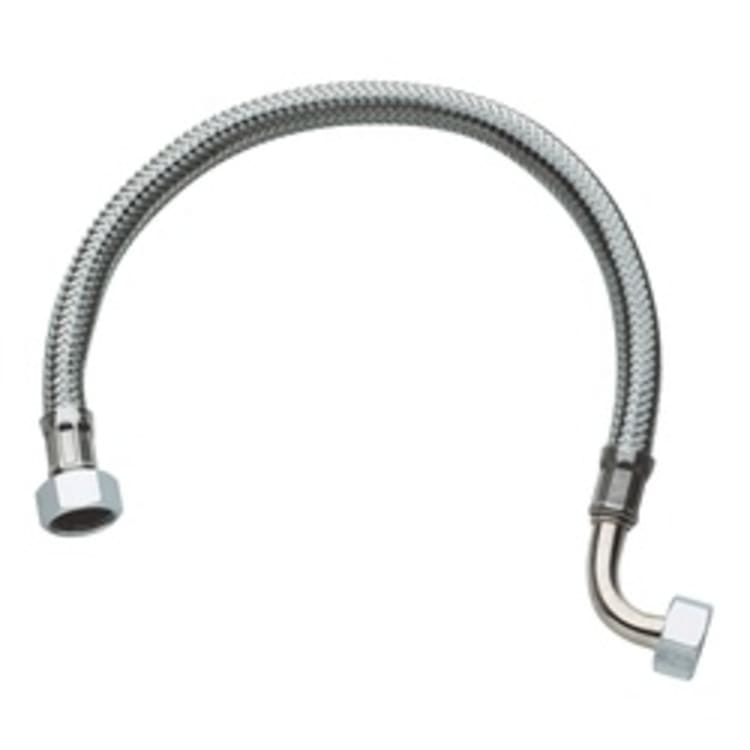 GROHE 45704000 Flexible Hose, For Use With Wideset Lavatory Faucet, 3/8 in, 11-3/4 in L, Import