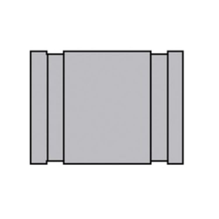 Gruvlok® 0390032597 FIG 7080F Adapter Nipple, 2-1/2 in Nominal, Grooved End Style, 4 in L, SCH 40/STD, Domestic