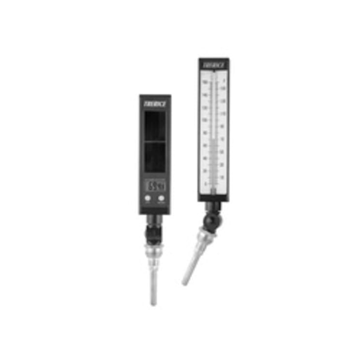 Trerice HT30 Hydro-Therm Rigid Straight Thermometer, 30 to 240 deg F, +/-2%, 1/2 in NPT Brass Thermowell