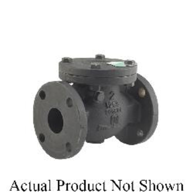 Hammond Valve 1124HI - 400 IR1124-HI 1-Piece Swing Check Valve, 4 in Nominal, Flanged End Style, 125 lb, Graphite Softgoods, Cast Iron Body