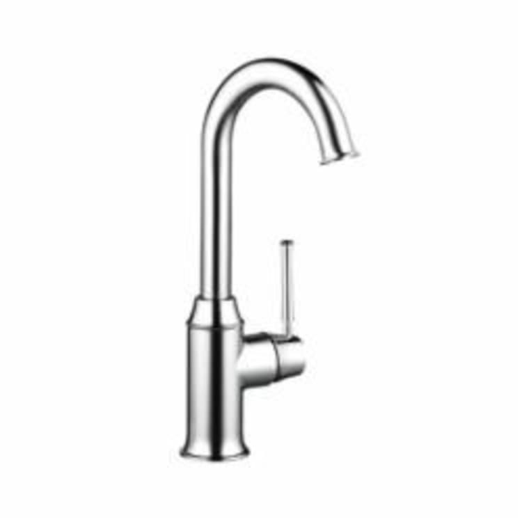 Hansgrohe 04217000 Talis C Bar Kitchen Faucet, 1.5 gpm, 1 Handle, Chrome Plated, Residential