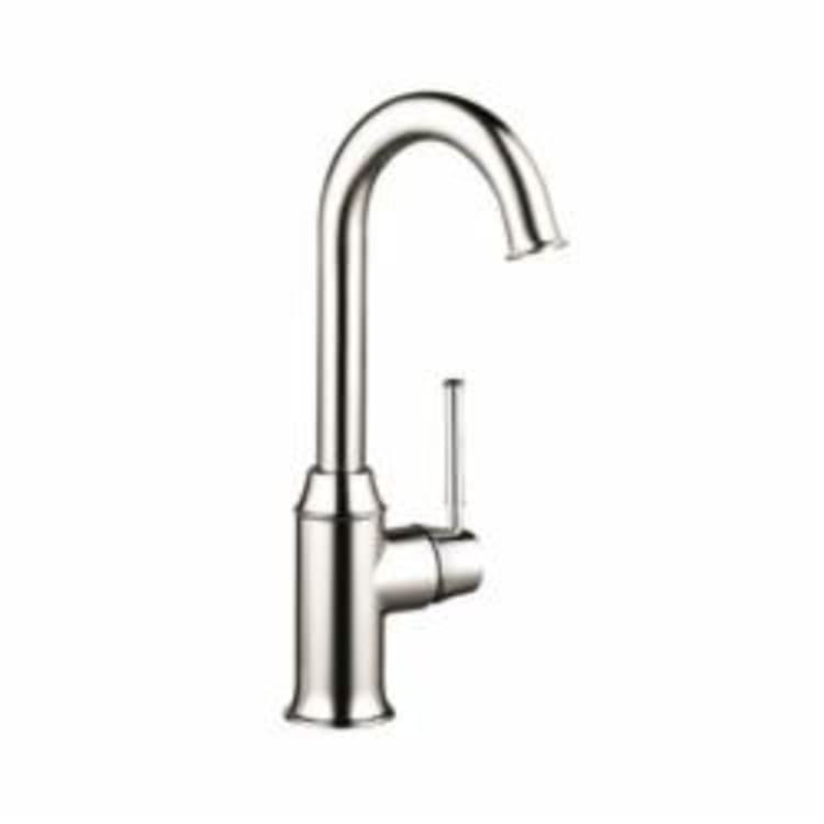 Hansgrohe 04217830 Talis C Bar Kitchen Faucet, 1.5 gpm, 1 Handle, Polished Nickel, Residential