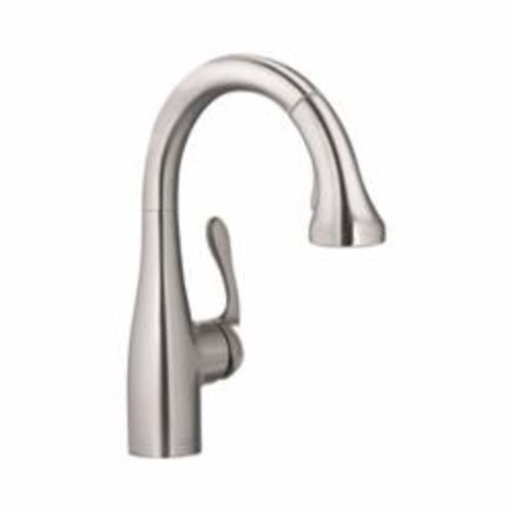 Hansgrohe 04297800 Allegro E Gourmet Pull-Down Prep Kitchen Faucet, 1.75 gpm, 1 Handle, Steel Optik, Residential