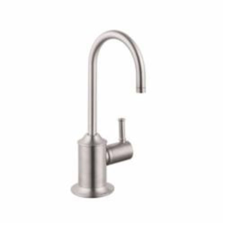 Hansgrohe 04302800 Talis C Universal Beverage Faucet, 1.5 gpm, 1 Handle, Steel Optik, Residential