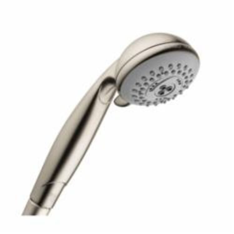 Hansgrohe 04336820 Croma E 75 3-Jet Hand Shower, 2 gpm, 3 Sprays, 3 in Dia Head, 1/2 in