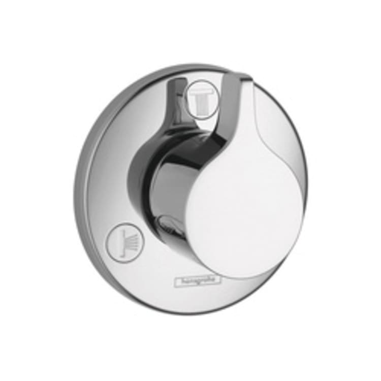 Hansgrohe 04354000 S/E Trio/Quattro Diverter Trim, Chrome Plated