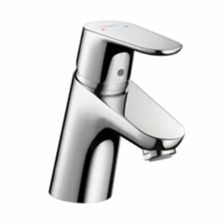 Hansgrohe 04370000 Focus 70 Bathroom Faucet, 1.2 gpm, 2-1/8 in H Spout, 1 Handle, Pop-Up Drain, 1 Faucet Hole, Chrome Plated, Import, Commercial