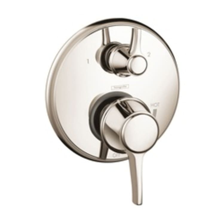 Hansgrohe 04449830 Metris C Pressure Balance Trim, 4.5 gpm Shower, Polished Nickel