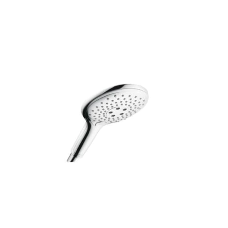 Hansgrohe 04730000 Raindance S 150 AIR 3-Jet Hand Shower, 2 gpm, 3 Sprays, 5-7/8 in Dia Head, 1/2 in