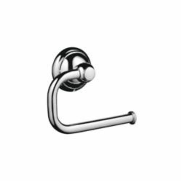 Hansgrohe 06093000 C Toilet Paper Holder, Solid Brass, Chrome Plated