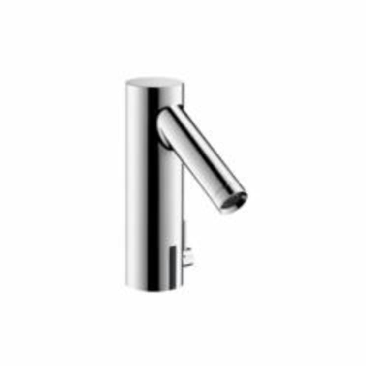 Hansgrohe 10101001 Axor Starck Electronic Faucet Without Pop-Up Assembly, 1.2 gpm, Chrome Plated, CR-P2 Lithium Battery