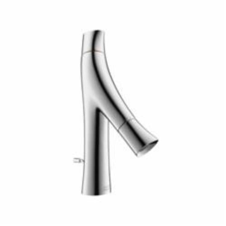 AXOR 12011001 Starck Bathroom Faucet, Commercial, 0.9 gpm Flow Rate, 3-1/4 in H Spout, 2 Handles, 1 Faucet Holes, Polished Chrome, Function: Traditional