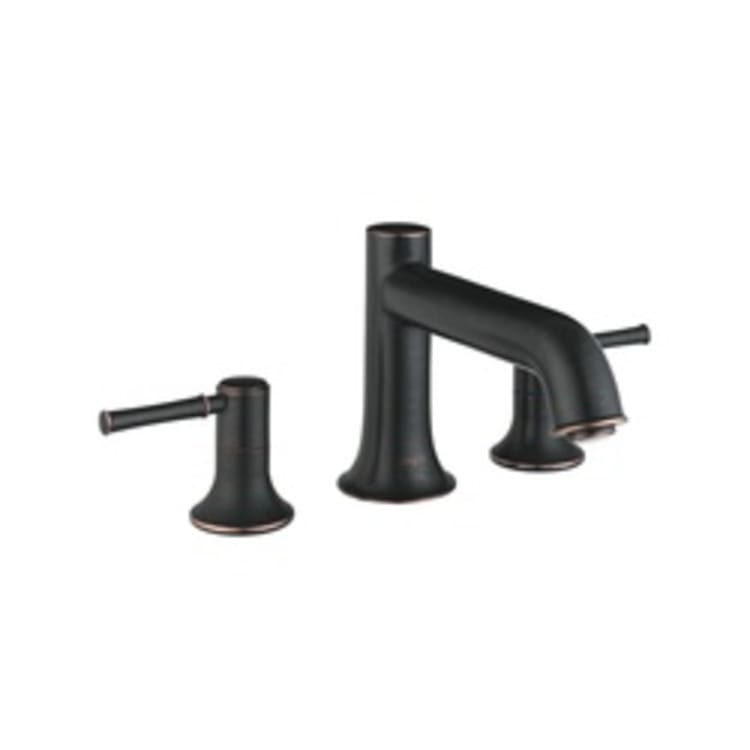 Hansgrohe 14313921 Talis C Roman Tub Filler Set Trim, 5.8 gpm, 8-5/8 in Center, Rubbed Bronze, 2 Handles, Hand Shower Yes/No: No