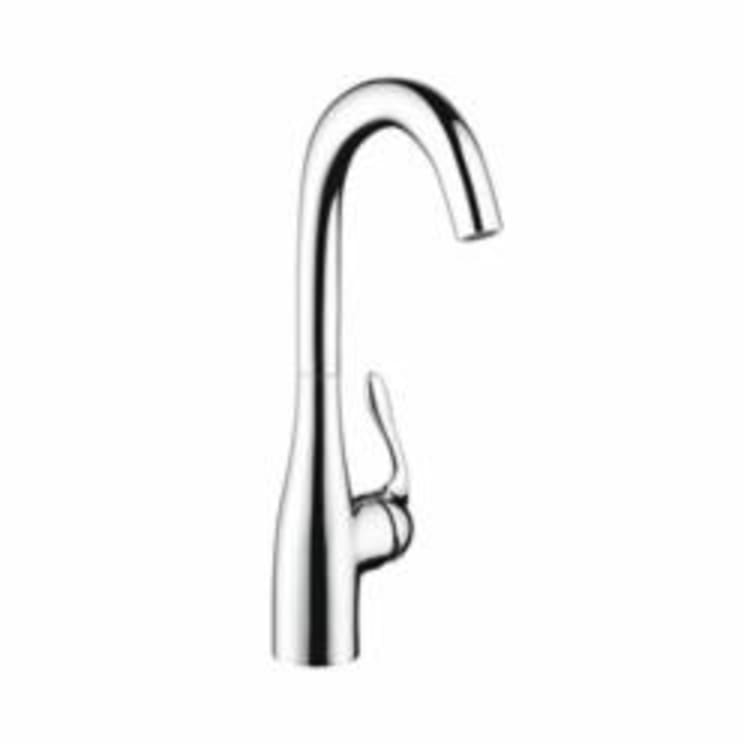 Hansgrohe 14801001 Allegro E Bar Faucet, 1.5 gpm, 1 Handle, Chrome Plated, Residential