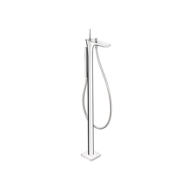 Hansgrohe 15473001 PuraVida Free Standing Tub Filler Trim, 5 gpm, Chrome Plated, 1 Handles, Hand Shower Yes/No: Yes