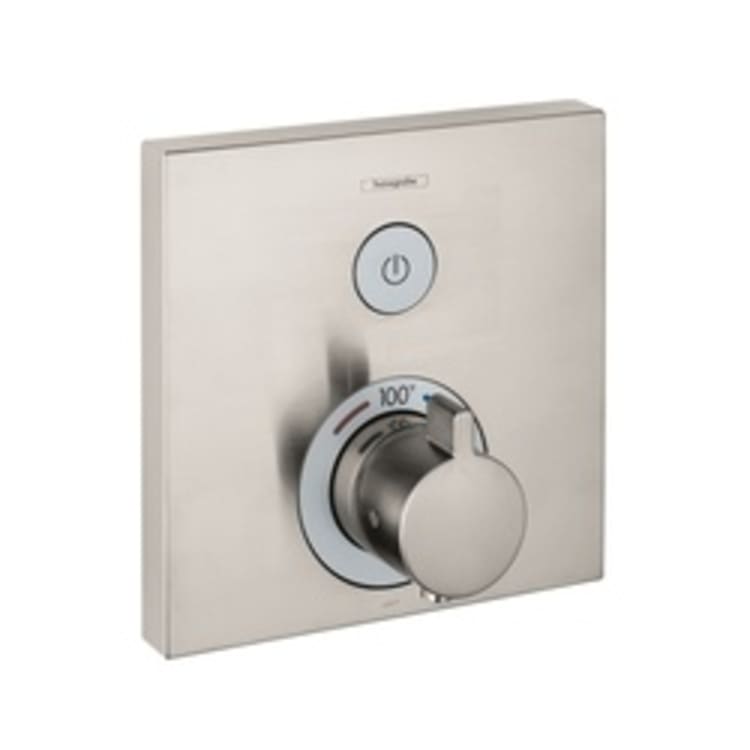 Hansgrohe 15762821 Axor ShowerSelect Square Thermostatic Trim, Hand Shower Yes/No: No, Brushed Nickel