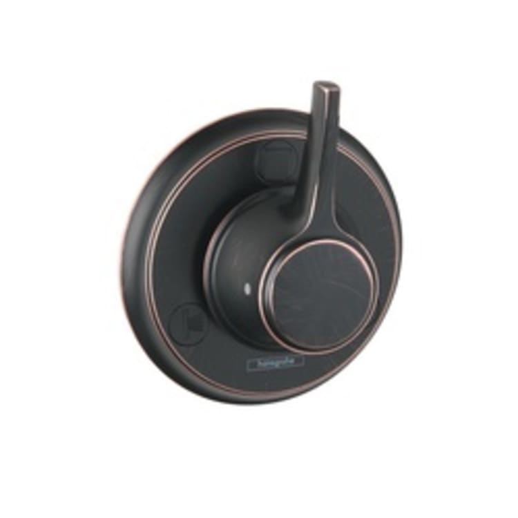 Hansgrohe 15934921 Trio/Quattro C Diverter Trim, Rubbed Bronze