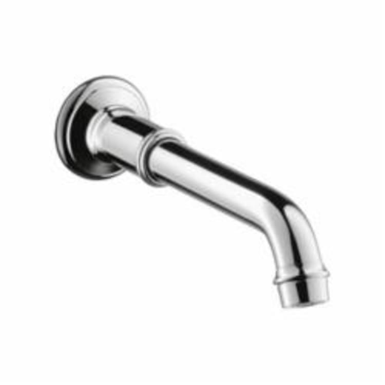 AXOR 16541001 Montreux Tub Spout, 6-3/4 in L x 1-1/2 in H, 1/2 in FNPT Inlet Connection, Solid Brass, Polished Chrome