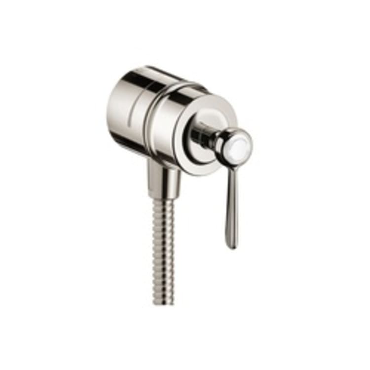 Hansgrohe 16883831 Axor Montreux Fix Fit Wall Outlet, Polished Nickel