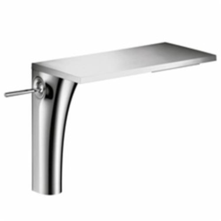 AXOR 18020001 Tall Bathroom Faucet, Massaud, 1.2 gpm, 8-5/8 in H Spout, 1 Handles, 1 Faucet Holes, Polished Chrome, Function: Traditional, Commercial