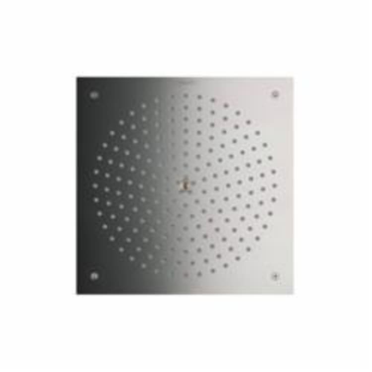 Hansgrohe 26481821 1-Jet Shower Head Trim, Raindance 260, 2.5 gpm Flow Rate, 1 Sprays, Ceiling/Wall Mount, 10-1/4 in L x 10-1/4 in W Head