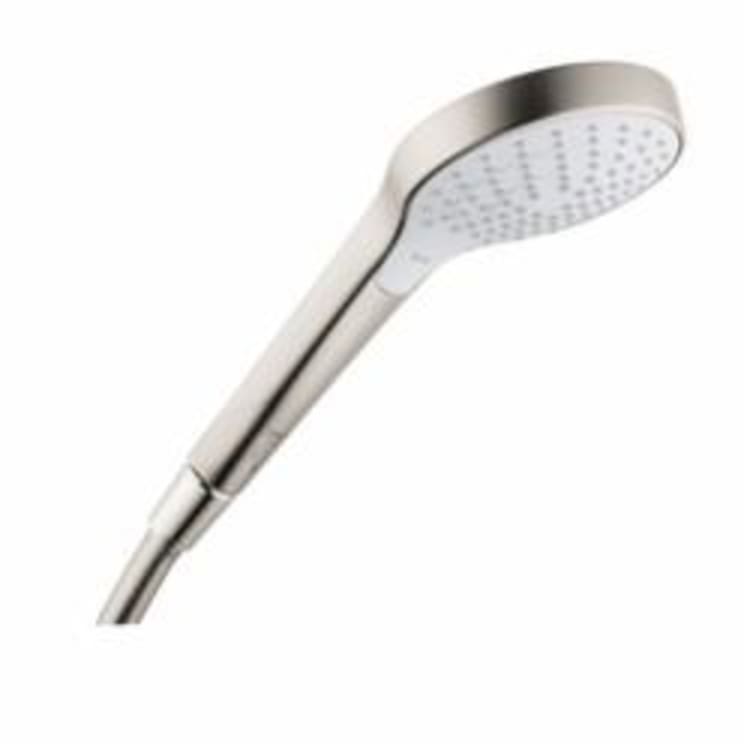 Hansgrohe 26803821 Croma Select S 110 Hand Shower, 2.5 gpm, 1 Spray, 4-3/8 in Dia Head, 1/2 in