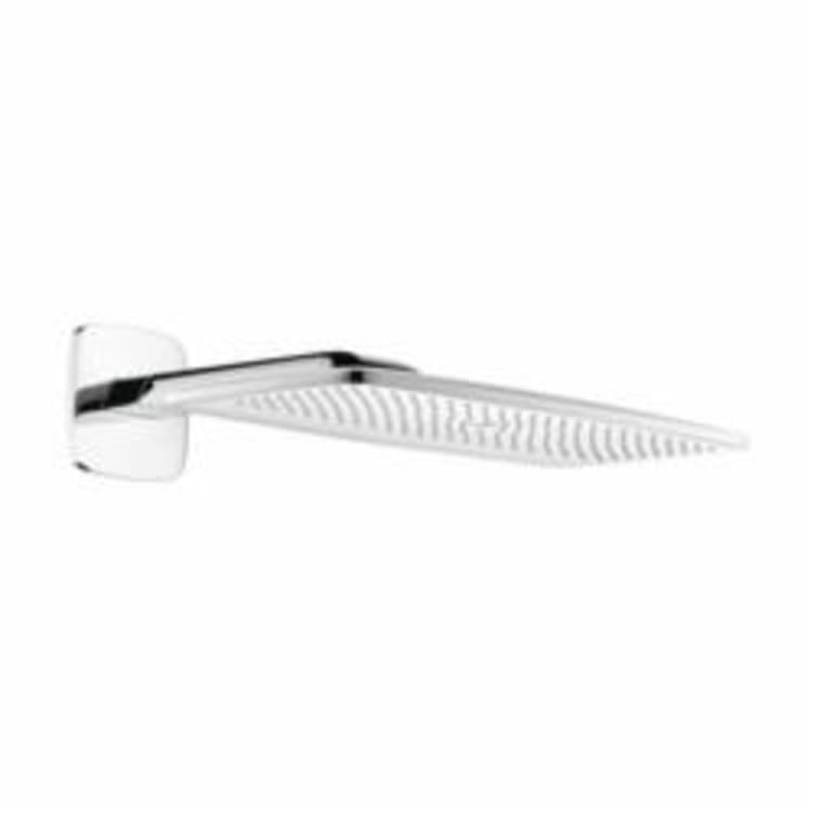 Hansgrohe 27372001 Raindance E 420 AIR 1-Jet Shower Head, 2.5 gpm, 1 Spray, Wall Mount, 16-7/8 in Head