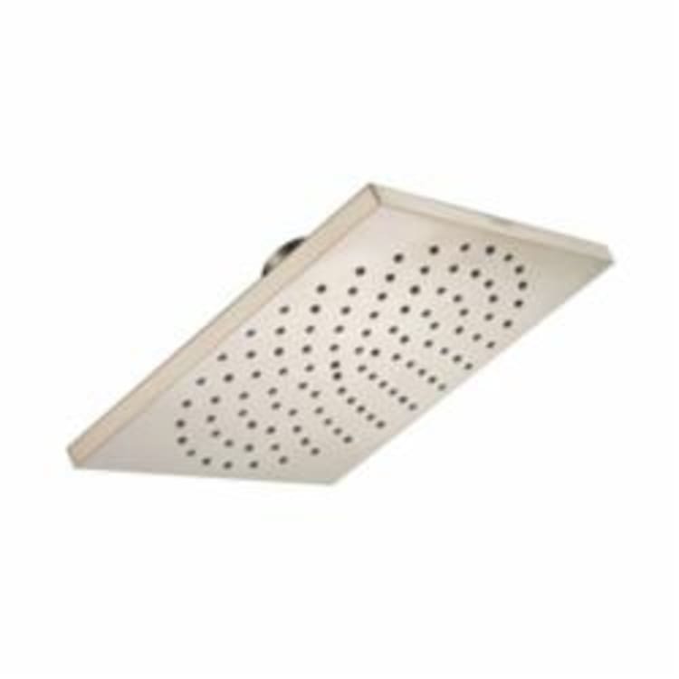 Hansgrohe 27404821 1-Jet Shower Head, 2.5 gpm Flow Rate, 1 Sprays, Wall Mount, 7-1/8 in L x 2 in W Head