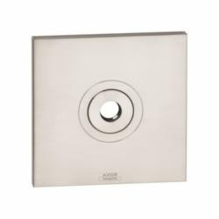 Hansgrohe 27419820 Axor Citterio Wall Plate, For Use With 27422xx1 or 27413xx1 Model Raindance Showerarm, Metal, Brushed Nickel