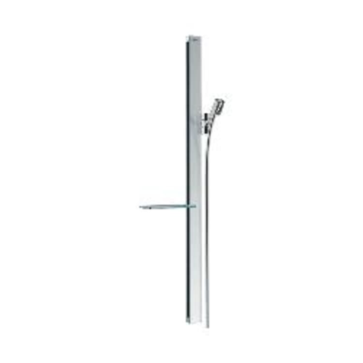 Hansgrohe 27640000 Unica Raindance E Wall Bar, 36 in, Polished Chrome