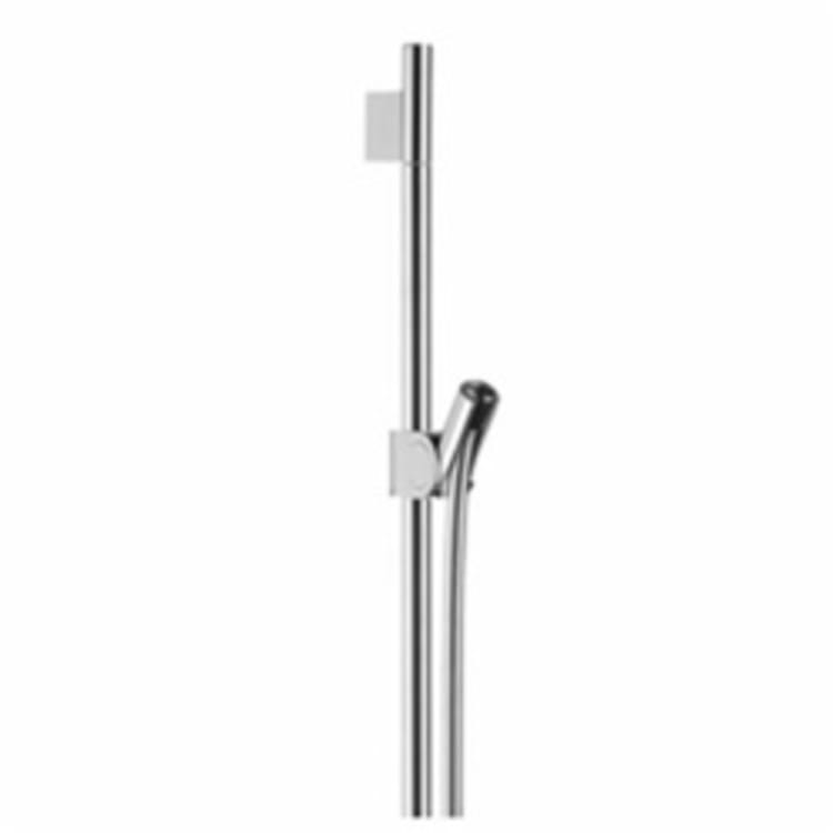 Hansgrohe 27989000 Axor Wall Bar, 36 in L Bar, 41-1/2 in OAL, Brass, Chrome Plated