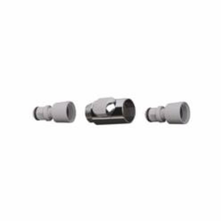 Hansgrohe 28346000 Quick Connect Snap-On Connector Set, DN15, Plastic, Chrome Plated