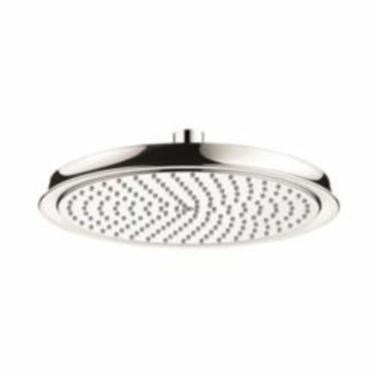 Hansgrohe 28427831 Raindance C 240 AIR 1-Jet Shower Head, 2.5 gpm, 1 Spray, Wall Mount, 10-5/8 in Dia Head