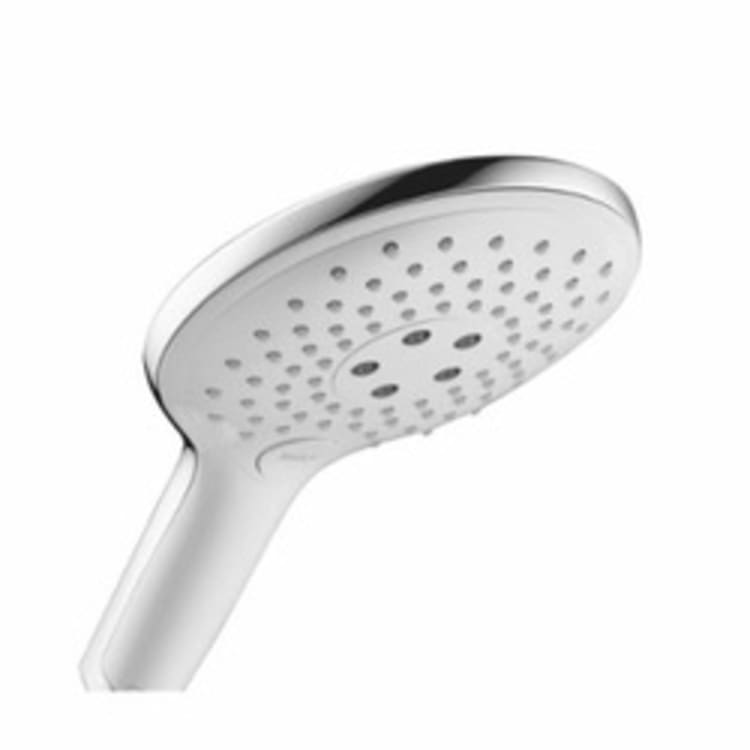 Hansgrohe 28588401 Raindance Select S 150 AIR 3-Jet Hand Shower, 2.5 gpm, 3 Sprays, 5-7/8 in Dia Head, 1/2 in