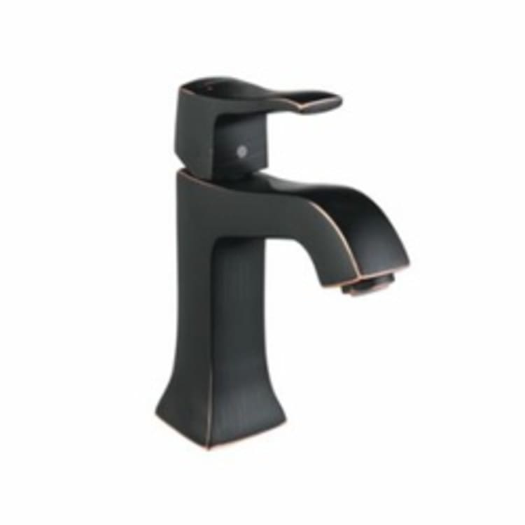 Hansgrohe 31077921 Metris C Bathroom Faucet Without Pop-Up, 1.2 gpm, 3-7/8 in H Spout, 1 Handle, 1 Faucet Hole, Rubbed Bronze, Commercial