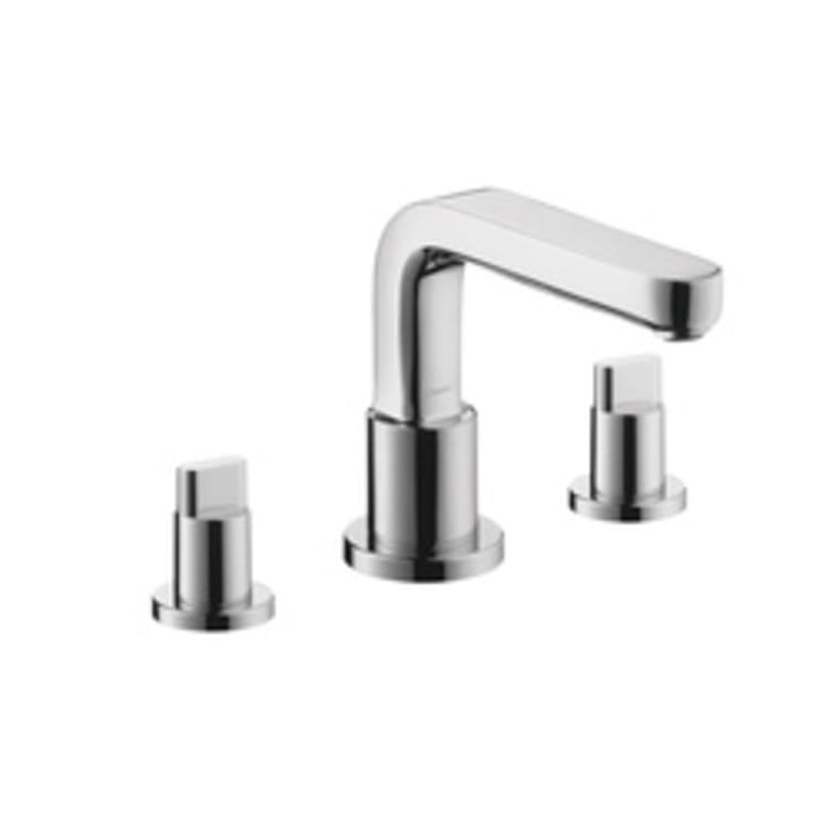 Hansgrohe 31436001 Metris S Roman Tub Set Trim, 5.8 gpm, 8-5/8 in Center, Chrome Plated, 2 Handles, Hand Shower Yes/No: No