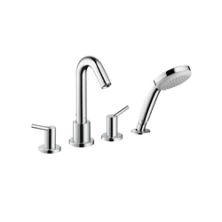 Hansgrohe 32314001 Talis S Roman Tub Set Trim, 5 gpm, Chrome Plated, 2 Handles, Hand Shower Yes/No: Yes