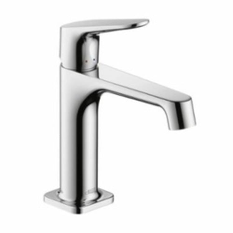 AXOR 34010001 Citterio M Bathroom Faucet, Commercial, 1.2 gpm Flow Rate, 4 in H Spout, 1 Handles, Pop-Up Drain, 1 Faucet Holes, Polished Chrome, Function: Traditional