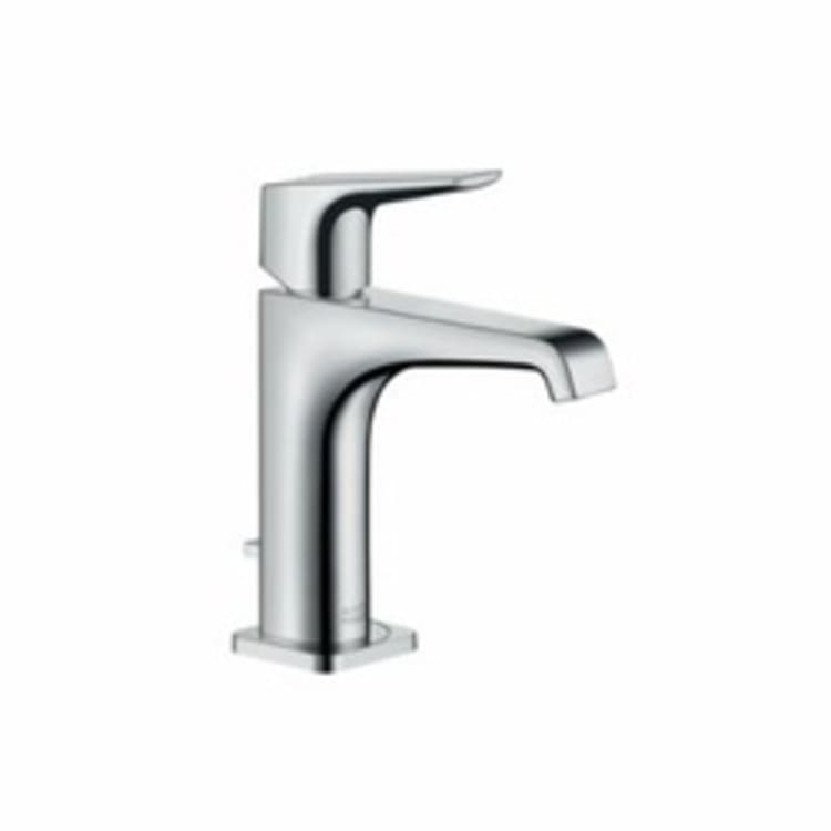 Hansgrohe 36110001 Axor Citterio E 150 Bathroom Faucet, 1.2 gpm, 5 in H Spout, 1 Handle, Pop-Up Drain, 1 Faucet Hole, Chrome Plated, Import