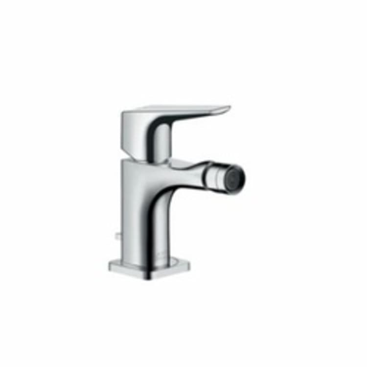 Hansgrohe 36121001 Axor Citterio E Bidet Faucet, 4 in H Spout, 1 Handle, Pop-Up Drain, Chrome Plated, Import